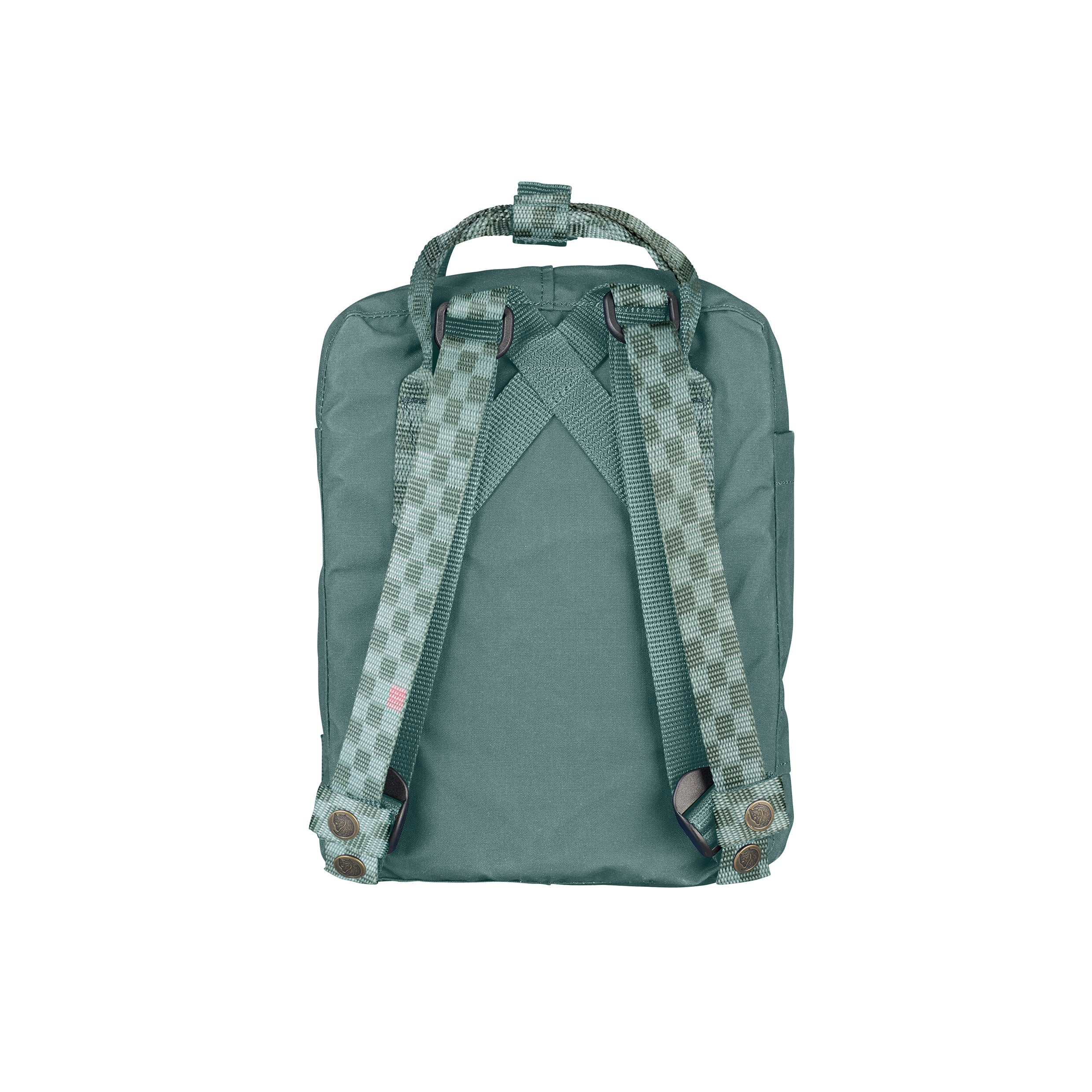 Kanken mini frost green chess pattern on sale