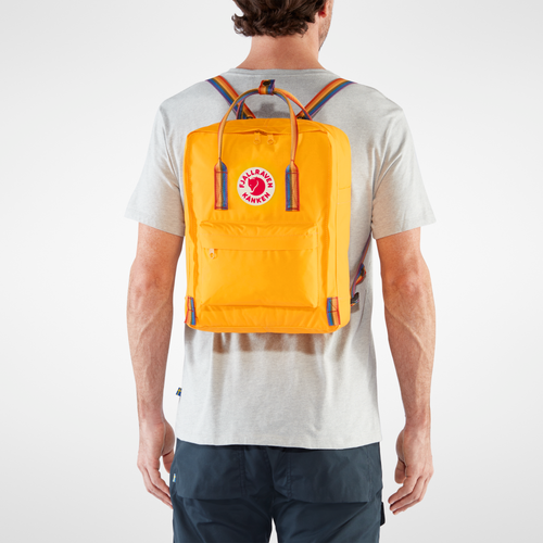 Fjallraven kanken blue and yellow shop