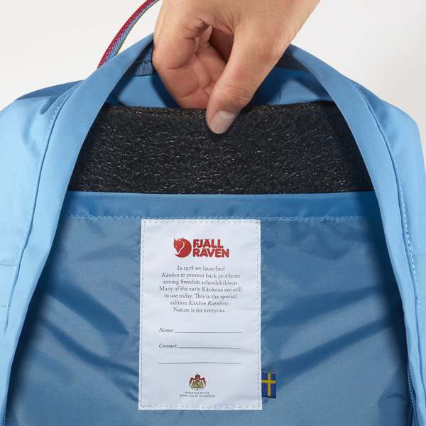 Fjallraven kanken rainbow blue hot sale